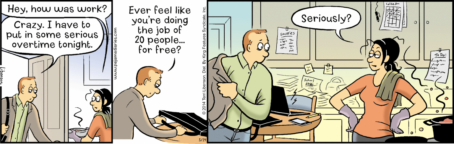 Art OCR: Heyhow was work? Ever feel like you're doing the job of 20 people. for free? Seriously? Crazy. I have to put in some serious overtime tonight. To Do: Suha SH 5/19 upajamadiaries.com Heyhow was work? Ever feel like you're doing the job of 20 people. for free? Seriously? Crazy. I have to put in some serious overtime tonight. To Do: Suha SH 5/19 upajamadiaries.com