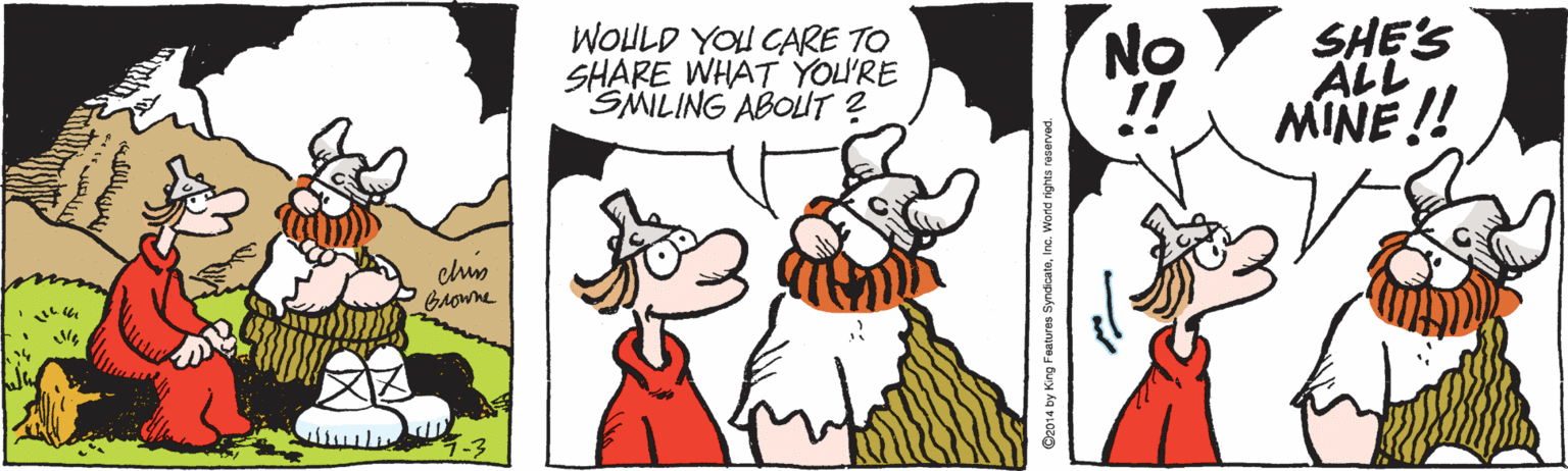 Animated cartoon OCR: WOULD YOU CARE TO SHARE WHAT YOU'RE SMLING ABOLIT ? SHE'S ALL MINE ! No ! GAowne 4-3 WOULD YOU CARE TO SHARE WHAT YOU'RE SMLING ABOLIT ? SHE'S ALL MINE ! No ! GAowne 4-3