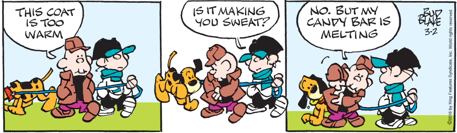 Interaction OCR: THIS COAT IS TOO WARM IS IT MAKING YOU SWEAT? NO. BUT MY CANDY BAR IS MELTING 3-2 THIS COAT IS TOO WARM IS IT MAKING YOU SWEAT? NO. BUT MY CANDY BAR IS MELTING 3-2