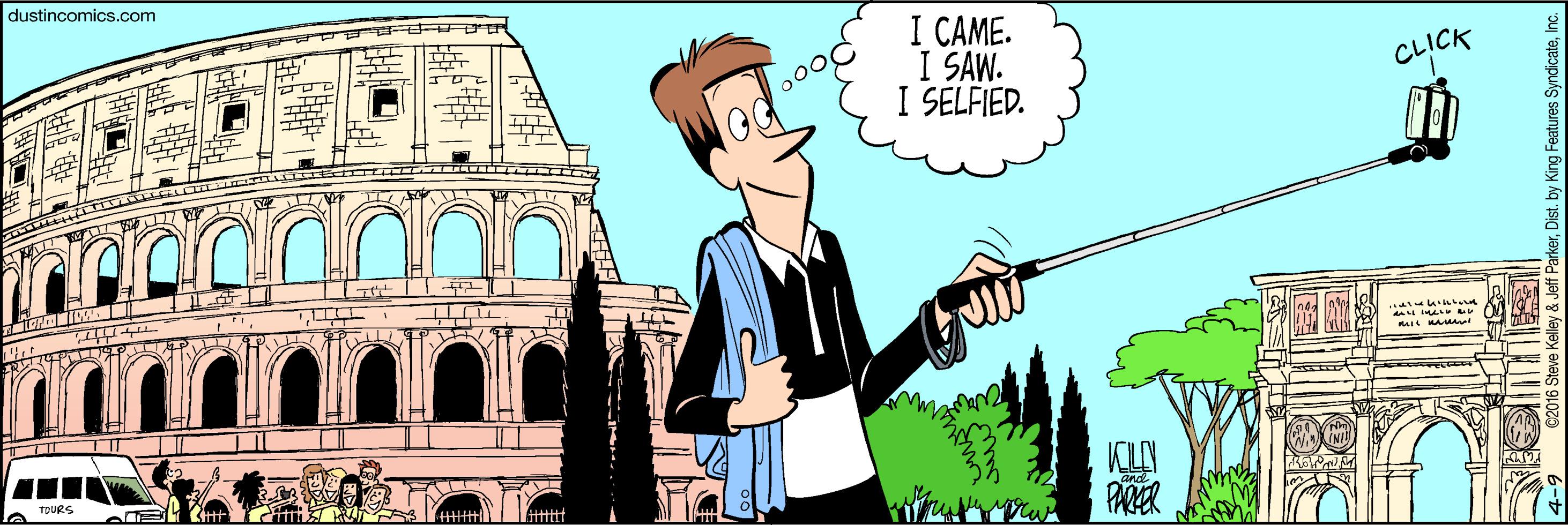 Building OCR: dustincomics.com I CAME. I SAW. I SELFIED. 000 CLICK TOURS KLA dustincomics.com I CAME. I SAW. I SELFIED. 000 CLICK TOURS KLA