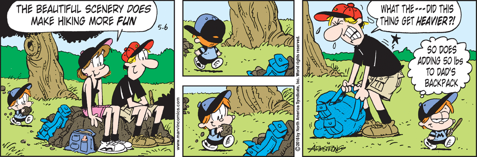 Line OCR: THE BEALUTIFUL SCENERY DOES MAKE HIKING MORE FUN WHAT THE --- DID THIS THING GET HEAVIER?! 5-6 SO DOES ADDING 50 lbs TO DAD'S ????????THE BEALUTIFUL SCENERY DOES MAKE HIKING MORE FUN WHAT THE --- DID THIS THING GET HEAVIER?! 5-6 SO DOES ADDING 50 lbs TO DAD'S ????????