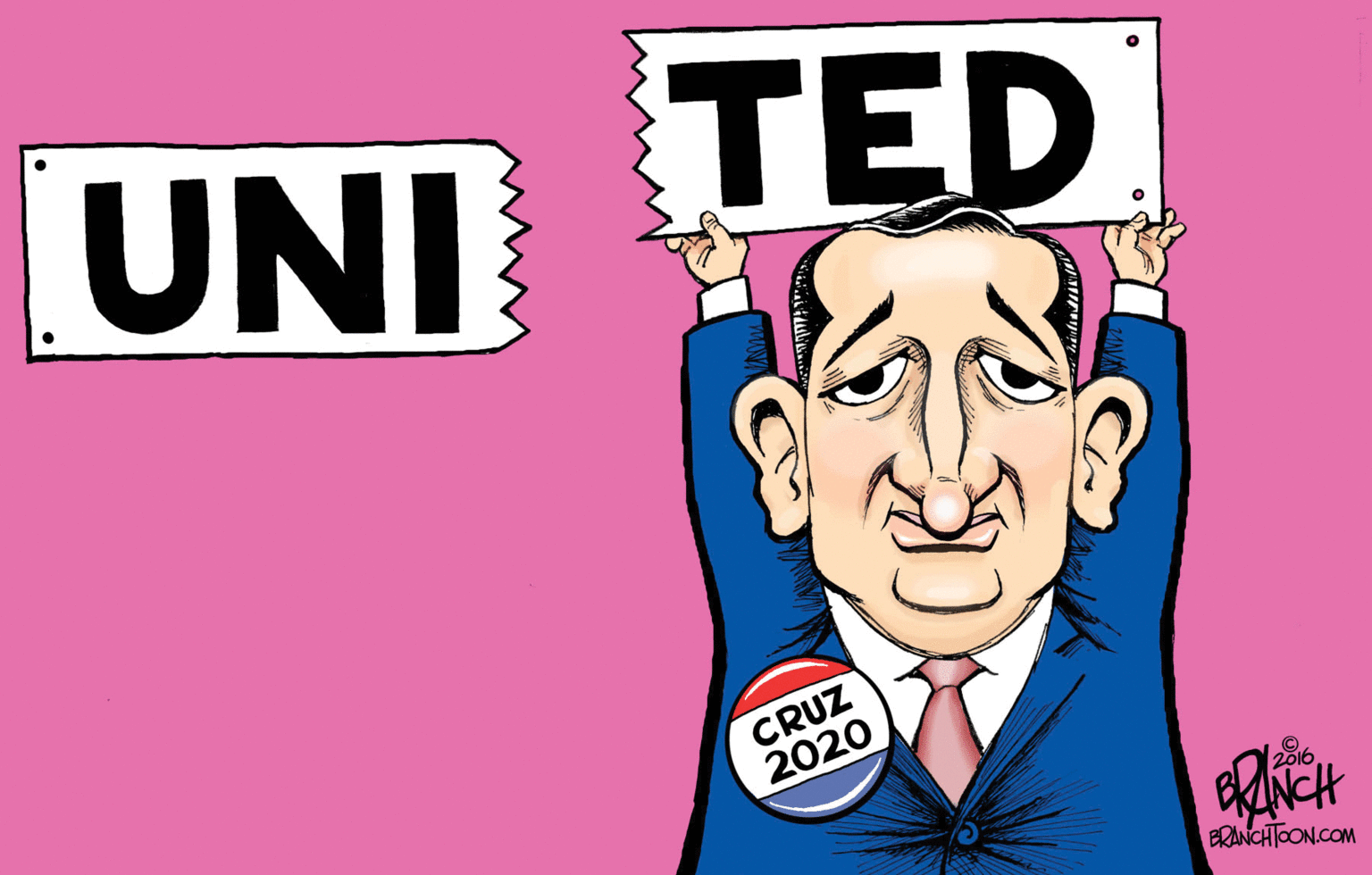 Violet OCR: TED UNI CRUZ 2020 2016 BRANCHTOON.COM TED UNI CRUZ 2020 2016 BRANCHTOON.COM