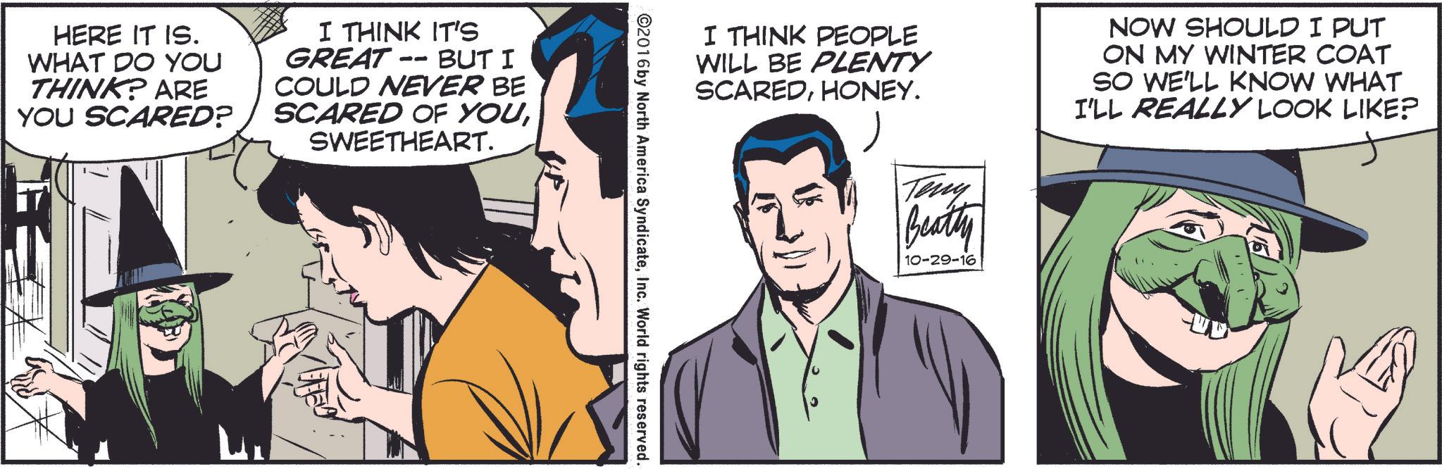 Gesture OCR: HERE IT IS. WHAT DO YOU THINK? ARE YOU SCARED? I THINK IT'S GREAT -- BUT I COULD NEVER BE SCARED OF YOUSWEETHEART. Teny Beatty 10-29-16 NOW SHOULD I PUT ON MY WINTER COAT SO WE'LL KNOW WHAT I'LL REALLY LOOK LIKE? I THINK PEOPLE WILL BE PLENTY SCAREDHONEY. ©2016 by North America SyndicateInc. World rights reserved. HERE IT IS . WHAT DO YOU THINK ? ARE YOU SCARED ? I THINK IT'S GREAT -- BUT I COULD NEVER BE SCARED OF YOUSWEETHEART . Teny Beatty 10-29-16 NOW SHOULD I PUT ON MY WINTER COAT SO WE'LL KNOW WHAT I'LL REALLY LOOK LIKE ? I THINK PEOPLE WILL BE PLENTY SCAREDHONEY . © 2016 by North America SyndicateInc. World rights reserved .