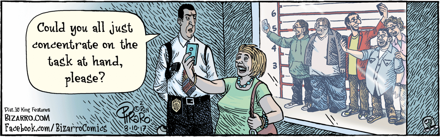 Rectangle OCR: BIZARRO.COM: Facebook.com/BizarroComics= Dist Y King Feaures Could Could everyone just concentrate on the task at handplease? e 3 8 10-17 4 3 4) BIZARRO.COM: Facebook.com/BizarroComics= Dist Y King Feaures Could Could everyone just concentrate on the task at handplease? e 3 8 10-17 4 3 4)