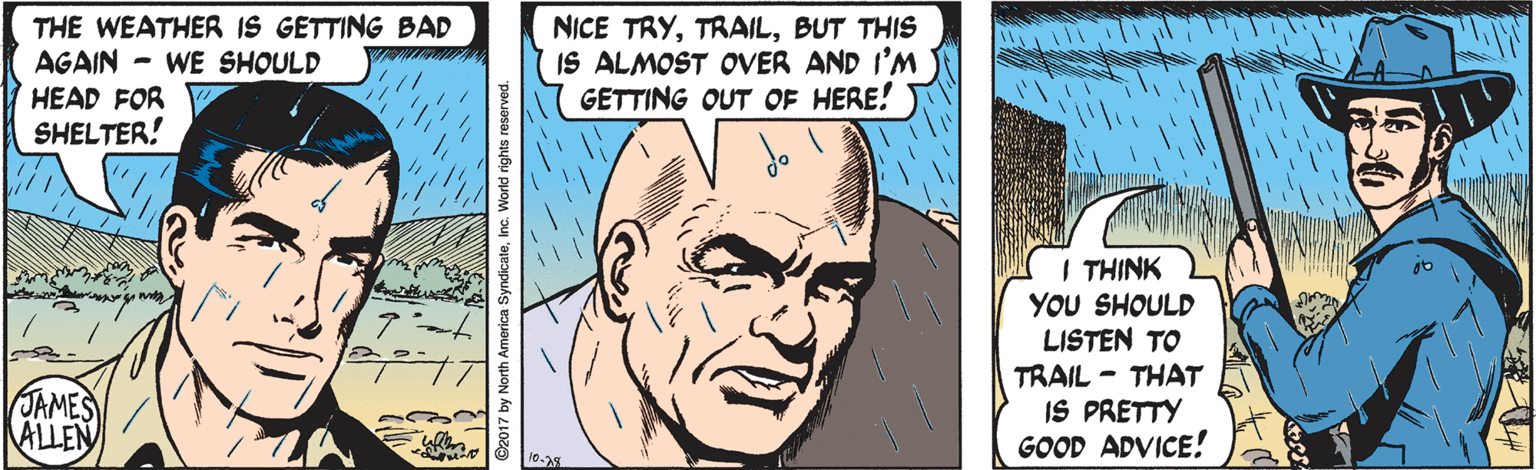 Human OCR: THE WEATHER IS GETTING BAD AGAIN - WE SHOULD HEAD FOR SHELTER! NICE TRYBUT THIS IS ALMOST OVER AND I'M GETTING OUT OF HERE! I THINK YOU SHOULD LISTEN TO JAMES ALLEN TRAIL - THAT IS PRETTY GOOD ADVICE! THE WEATHER IS GETTING BAD AGAIN - WE SHOULD HEAD FOR SHELTER! NICE TRYBUT THIS IS ALMOST OVER AND I'M GETTING OUT OF HERE! I THINK YOU SHOULD LISTEN TO JAMES ALLEN TRAIL - THAT IS PRETTY GOOD ADVICE!