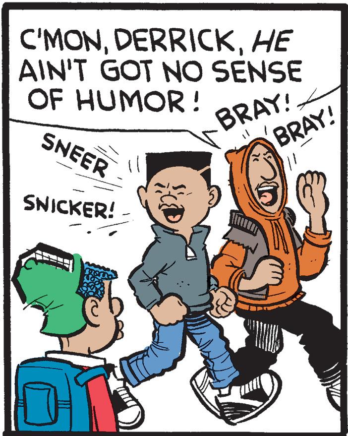 Font OCR: C'MONHE AIN'T GOT NO SENSE OF HUMOR ! BRAY! BRAY! SNEER SNICKER! C'MONHE AIN'T GOT NO SENSE OF HUMOR ! BRAY! BRAY! SNEER SNICKER!