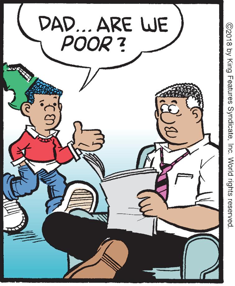 Font OCR: DAD... ARE WE POOR ? ©2018 by King Features SyndicateInc. World rights reserved. DAD... ARE WE POOR ? ©2018 by King Features SyndicateInc. World rights reserved.