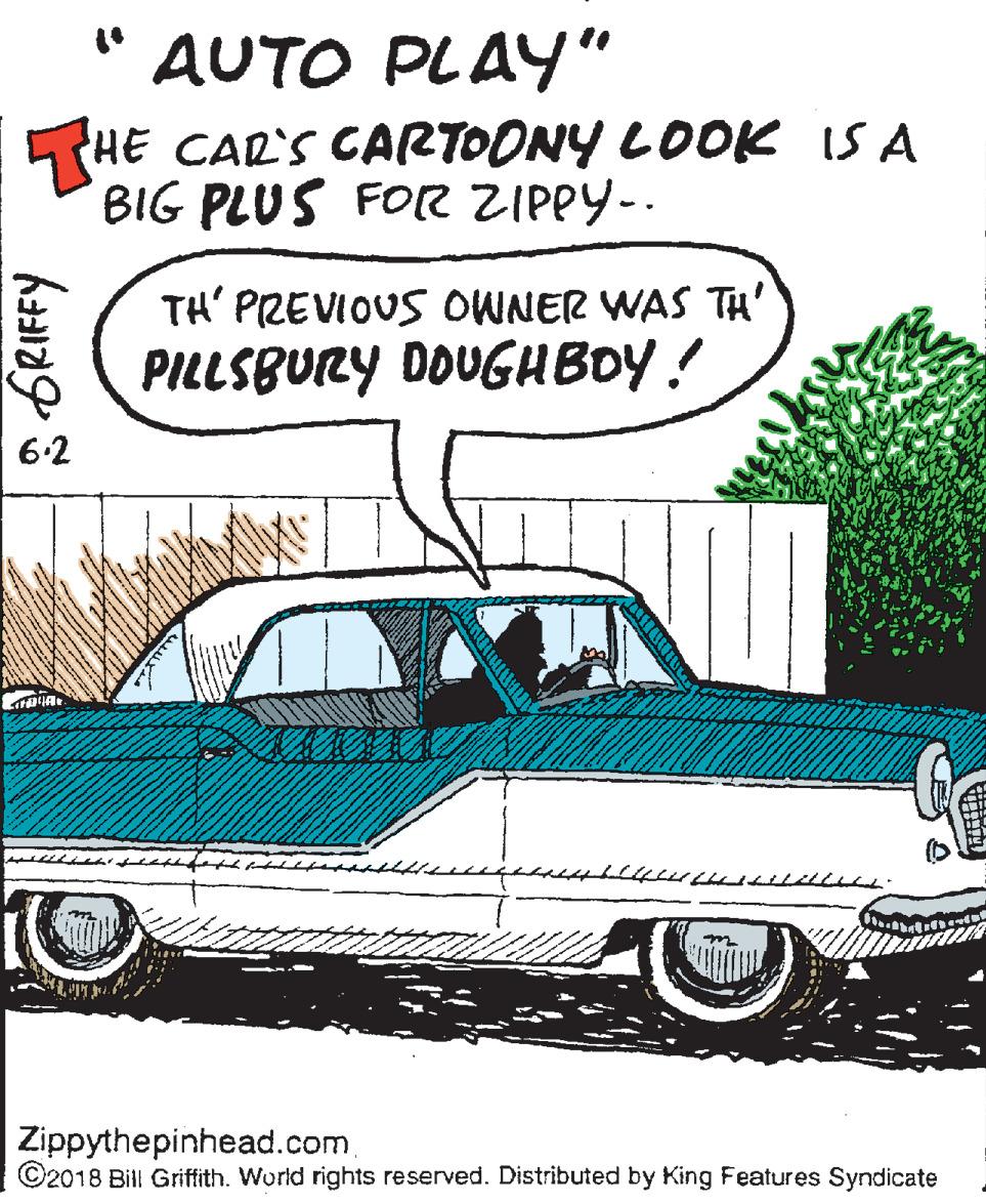 Automotive parking light OCR: AUTO PLAY" HE CAR'S CARTOONY LOOK IS A T BIG PLUS FOR ZIPPY-. TH' PREVIOUS OWNER WAS TH' PILLSBURY DOUGHBOY! 6.2 10 Zippythepinhead.com©2018 Bill Grifith. World rights reserved. Distributed by King Features Syndicate AUTO PLAY" HE CAR'S CARTOONY LOOK IS A T BIG PLUS FOR ZIPPY-. TH' PREVIOUS OWNER WAS TH' PILLSBURY DOUGHBOY! 6.2 10 Zippythepinhead.com©2018 Bill Grifith. World rights reserved. Distributed by King Features Syndicate
