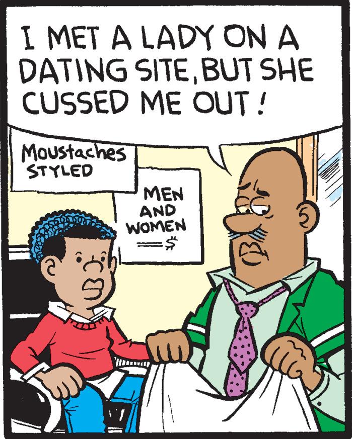 Interaction OCR: I MET A LADY ON A DATING SITEBUT SHE CUSSED ME OUT! Moustaches STYLED MEN AND WOMEN I MET A LADY ON A DATING SITEBUT SHE CUSSED ME OUT! Moustaches STYLED MEN AND WOMEN