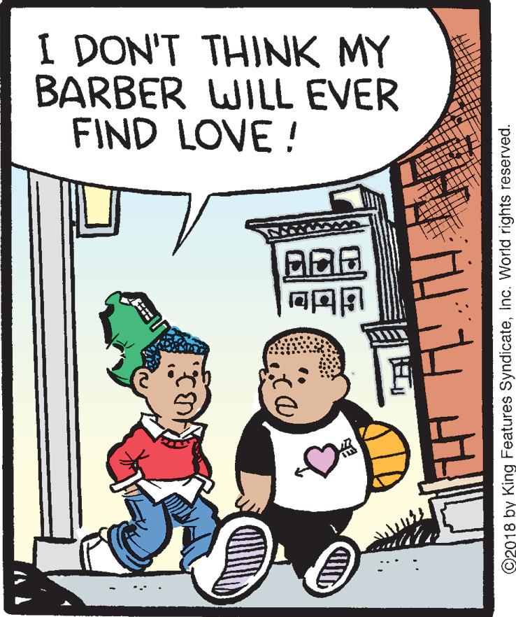 Font OCR: I DON'T THINK MY BARBER WILL EVER FIND LOVE ! ©2018 by King Features SyndicateInc. World rights reserved. I DON'T THINK MY BARBER WILL EVER FIND LOVE ! ©2018 by King Features SyndicateInc. World rights reserved.