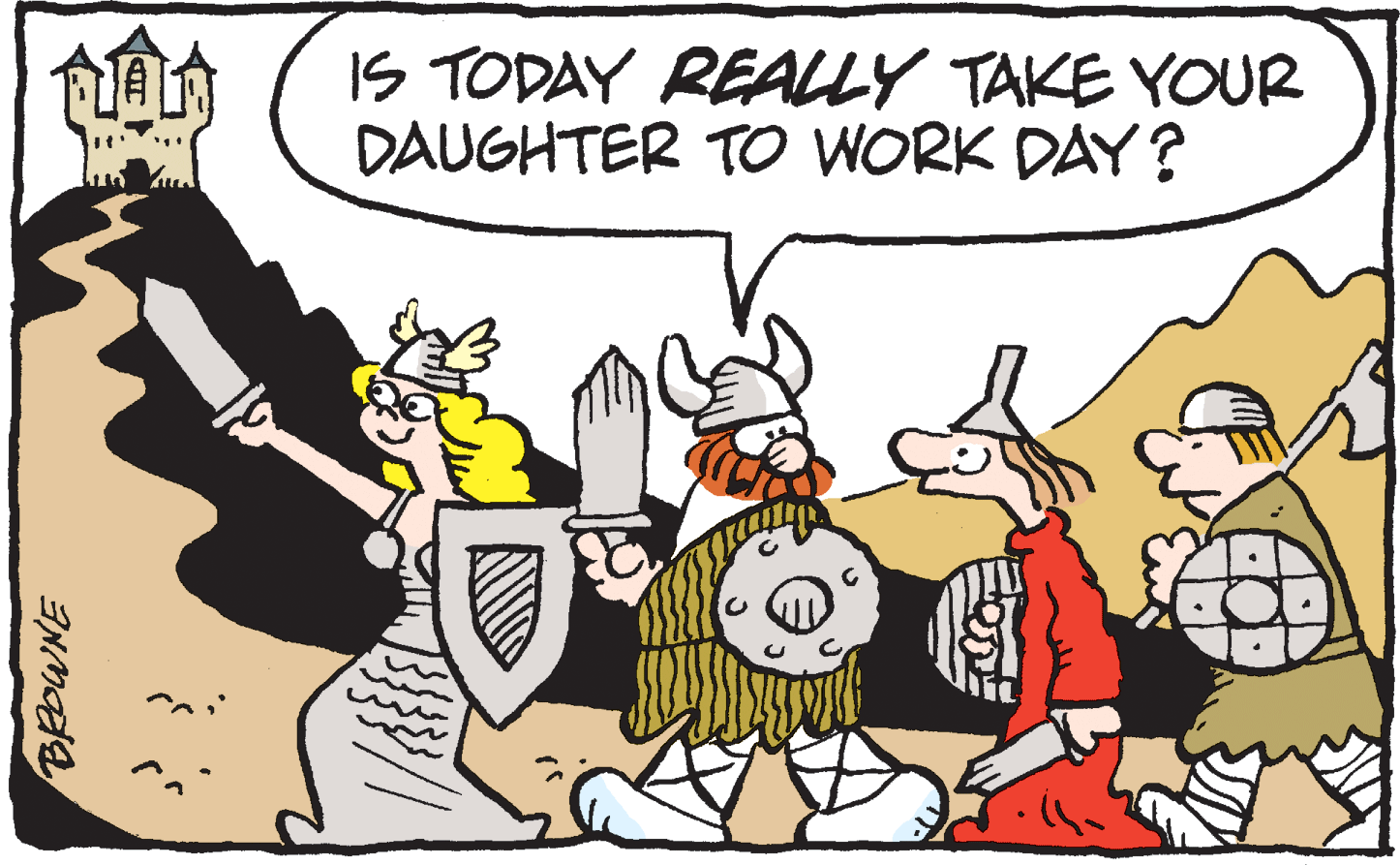 Rectangle OCR: IS TODAY REALLY TAKE YOUR DAUGHTER TO WORK DAY ? IS TODAY REALLY TAKE YOUR DAUGHTER TO WORK DAY ?