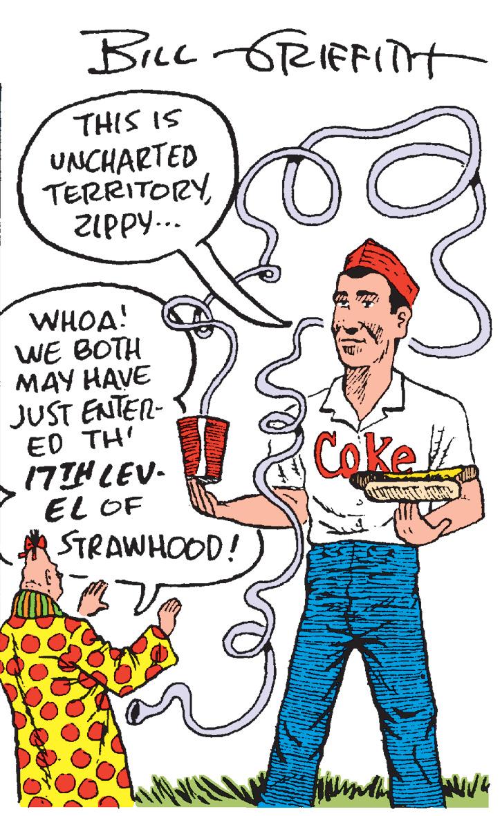 Fictional character OCR: Bick GRIFFITt THIS IS UNCHARTED TERRITORYZIPPY... WHOA! WE BOTH MAY HAVE JUST ENTER- ED TH' 17IH LEV- EL OF A STRAWHOOD! Cake Bick GRIFFITt THIS IS UNCHARTED TERRITORYZIPPY... WHOA! WE BOTH MAY HAVE JUST ENTER- ED TH' 17IH LEV- EL OF A STRAWHOOD! Cake
