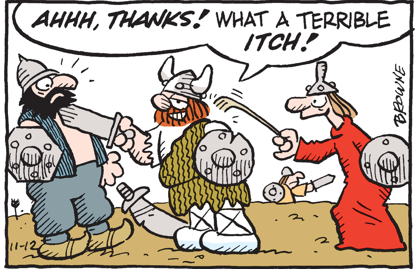 Pleased OCR: AHHHTHANKS! WHAT A TERRIBLE ITCH! 11-12 AHHHTHANKS! WHAT A TERRIBLE ITCH! 11-12