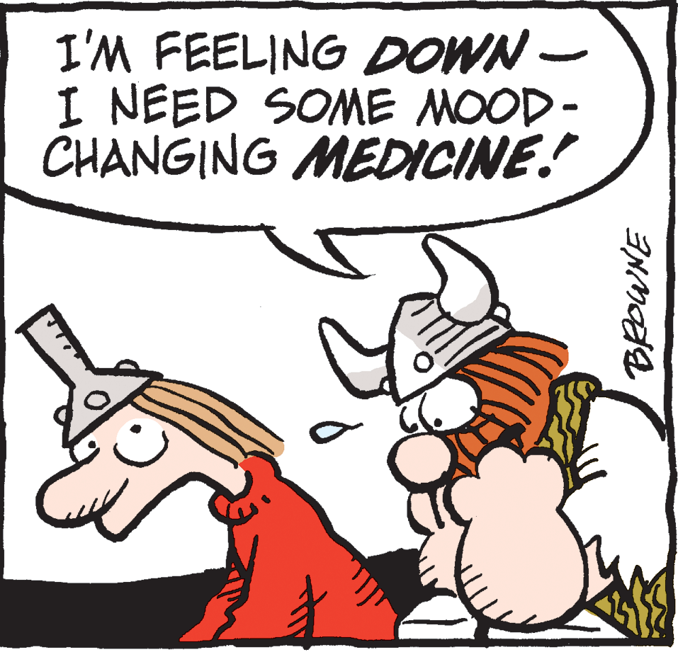 Working animal OCR: I'M FEELING DOWN - I NEED SOME MOOD- CHANGING MEDICINE. I'M FEELING DOWN - I NEED SOME MOOD- CHANGING MEDICINE.
