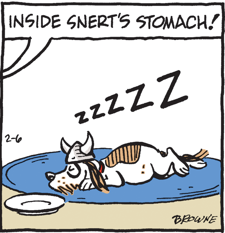 Carnivore OCR: INSIDE SNERT'S STOMACH! zzzzZ 2-6 BROWNE INSIDE SNERT'S STOMACH! zzzzZ 2-6 BROWNE