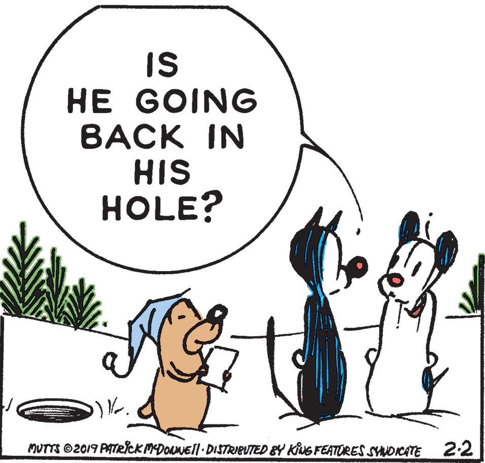 Flowerpot OCR: IS HE GOING ??CK ???K IN HIS HOLE? MUTTS ©2019 PATRICK MDouNell DISTRIBUTED BY KIUG FEATORES SYNDKATE 2-2 IS HE GOING ??CK ???K IN HIS HOLE? MUTTS ©2019 PATRICK MDouNell DISTRIBUTED BY KIUG FEATORES SYNDKATE 2-2