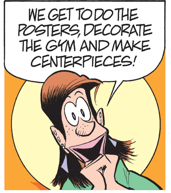 Sharing OCR: WE GET TO DO THE POSTERSDECORATE THE GYM AND MAKE CENTERPIECES! WE GET TO DO THE POSTERSDECORATE THE GYM AND MAKE CENTERPIECES!