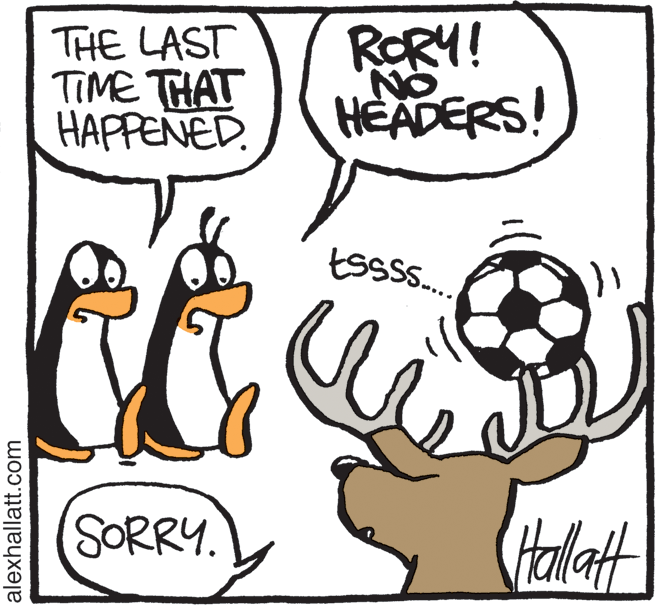 Artwork OCR: THE LAST TIME THAT HAPPENED RORY! HEADERS! SORRY. (talatt alexhallatt.com THE LAST TIME THAT HAPPENED RORY! HEADERS! SORRY. (talatt alexhallatt.com