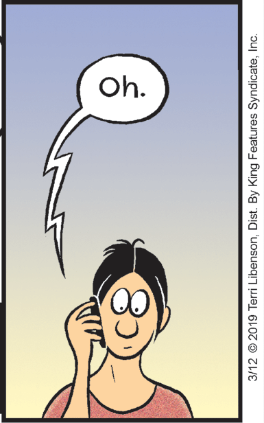 Gesture OCR: Oh. 3/12 © 2019 Terri LibensonInc. Oh. 3/12 © 2019 Terri LibensonDist. By King Features Syndicate