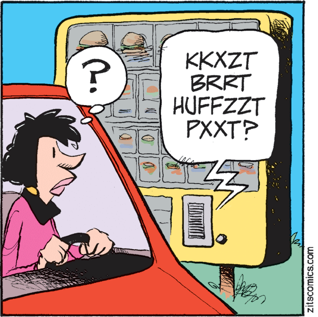 Animated cartoon OCR: ?KXZT BRRT HUFFZZT PXXT? zitscomics.com ?KXZT BRRT HUFFZZT PXXT? zitscomics.com