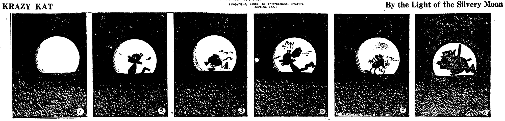 Design OCR: By the Light of the Silvery Moon (Copyrigatby Internstiutial Peature KRAZY KAT Berveine. By the Light of the Silvery Moon (Copyrigatby Internstiutial Peature KRAZY KAT Berve