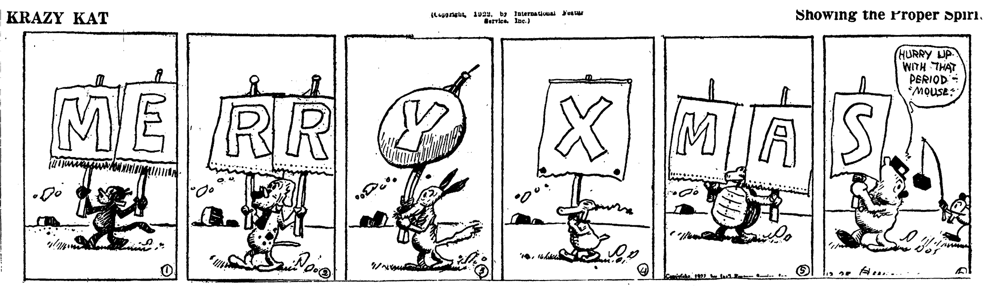 Pattern OCR: KRAZY KAT Showing the Proper Spiri. by Iaternauuu er (HURRY UP WITH THAT PERIOD- iMoUSE: ME RR KRAZY KAT Showing the Proper Spiri. by Iaternauuu er (HURRY UP WITH THAT PERIOD- iMoUSE: ME RR