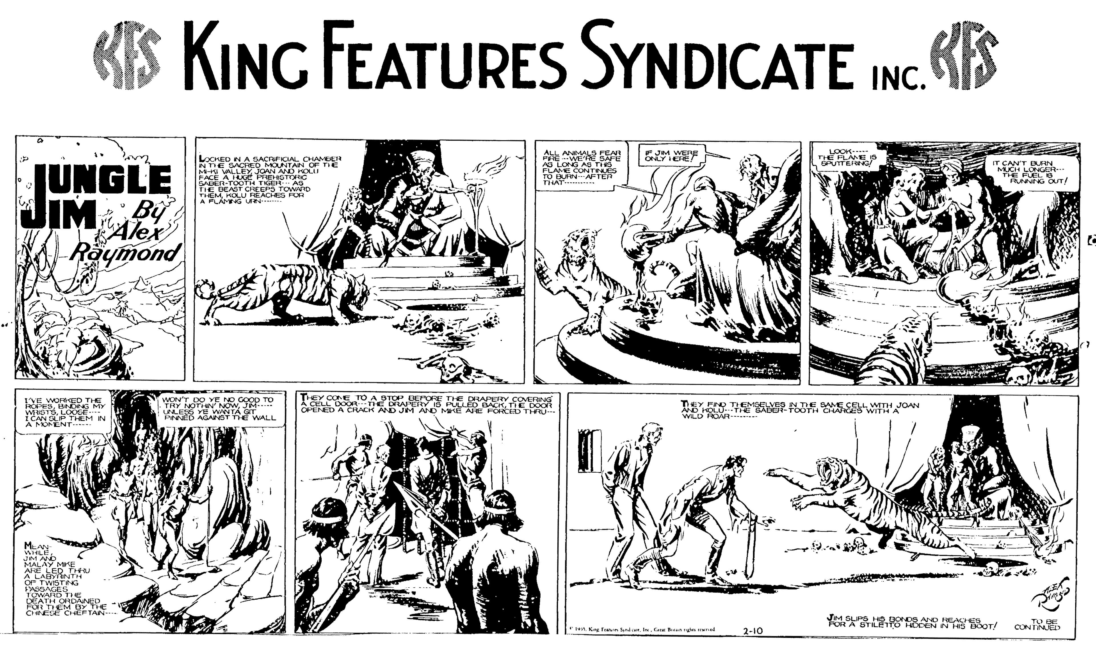 Adaptation OCR: KS KING FEATURES SYNDICATE INC. 1S LOOK THE ELANEP LoCKED N A SACCIAL OAMER EMEN N OF TIE FACE A I A HISTORIG IT CAN'T BLEN JUNGLE JIM "E PEL T PUNNNG TO BURN AFTER A PLAMNGu Raymond 1DE WOr D THE ESBA W NOW -* DASTOP L PORE THE DRAPEI ER BACKTE ? SS AN WLD RORR DEATSI ORDA 2-10 KS KING FEATURES SYNDICATE INC. 1S LOOK THE ELANEP LoCKED N A SACCIAL OAMER EMEN N OF TIE FACE A I A HISTORIG IT CAN'T BLEN JUNGLE JIM "E PEL T PUNNNG TO BURN AFTER A PLAMNGu Raymond 1DE WOr D THE ESBA W NOW -* DASTOP L PORE THE DRAPEI ER BACKTE ? SS AN WLD RORR DEATSI ORDA 2-10
