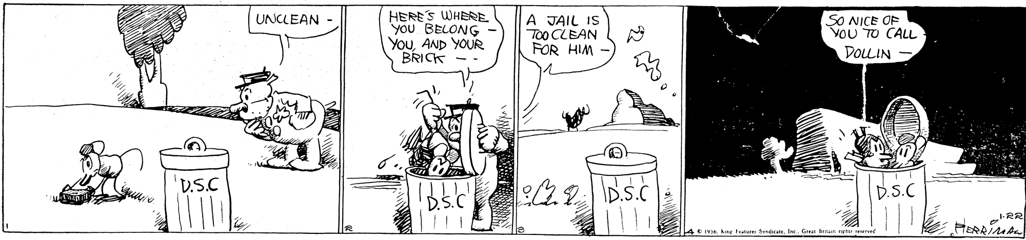 Waste container OCR: HERES WHERE You BELONG YOUAND YOUR BRICK - A JAIL IS TOO CLEAN FOR HIM SO NICE OF VoU TO CALL DOLLIN UNCLEAN D.S.C 2.2DS.C D.S.C D.S.C || | 4014. kng talun SndateInc. hitan net ured HERES WHERE You BELONG YOUAND YOUR BRICK - A JAIL IS TOO CLEAN FOR HIM SO NICE OF VoU TO CALL DOLLIN UNCLEAN D.S.C 2.2DS.C D.S.C D.S.C || | 4014. kng talun SndateInc. hitan net ured