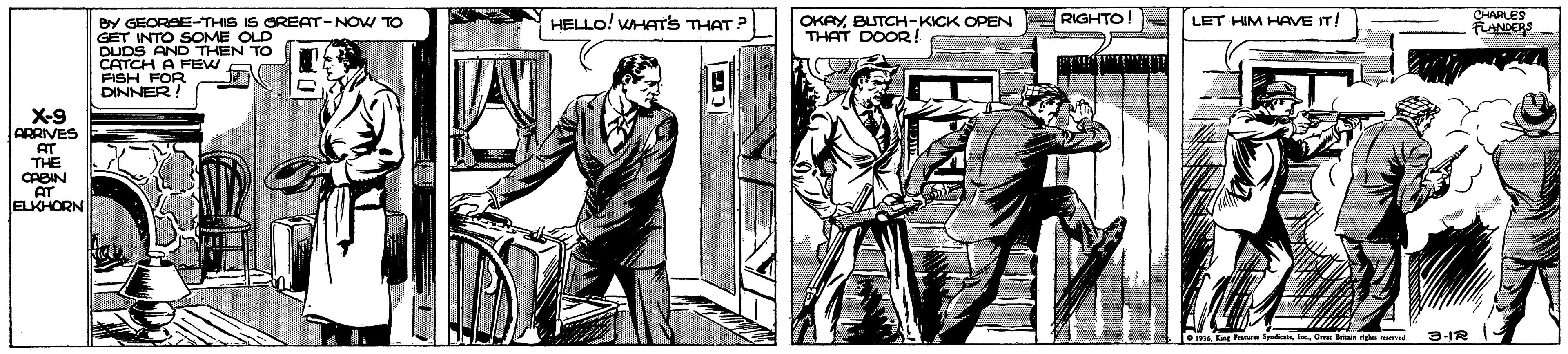 Painting OCR: OKAYBLTCH-KICK OPEN. THAT DOOR! RIGHTO! CHARLES BY GEORSE-THIS IS GREAT-NOW TO HELLO! WHArs THAT ? LET HIM HAVE IT/ GET INND E OO DUDS CATCH A FEW AE FISH FOR DINNER X-9 ARAVES AT THE CABIN ELKHORN r. Ou ie rig d 3-IR E OKAYBLTCH-KICK OPEN. THAT DOOR! RIGHTO! CHARLES BY GEORSE-THIS IS GREAT-NOW TO HELLO! WHArs THAT ? LET HIM HAVE IT/ GET INND E OO DUDS CATCH A FEW AE FISH FOR DINNER X-9 ARAVES AT THE CABIN ELKHORN r. Ou ie rig d 3-IR E