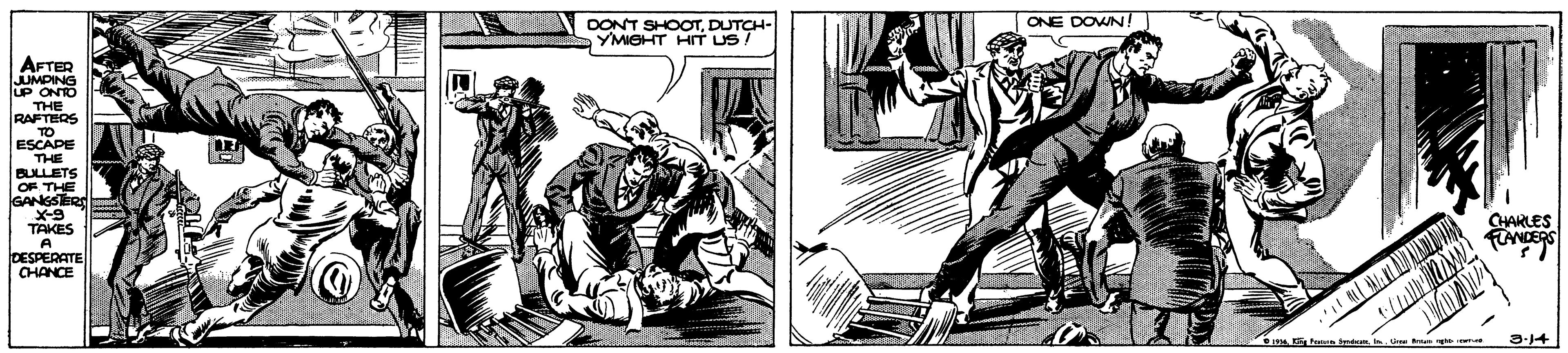 Secret Agent X-9 (Vintage) - 1936-03-14