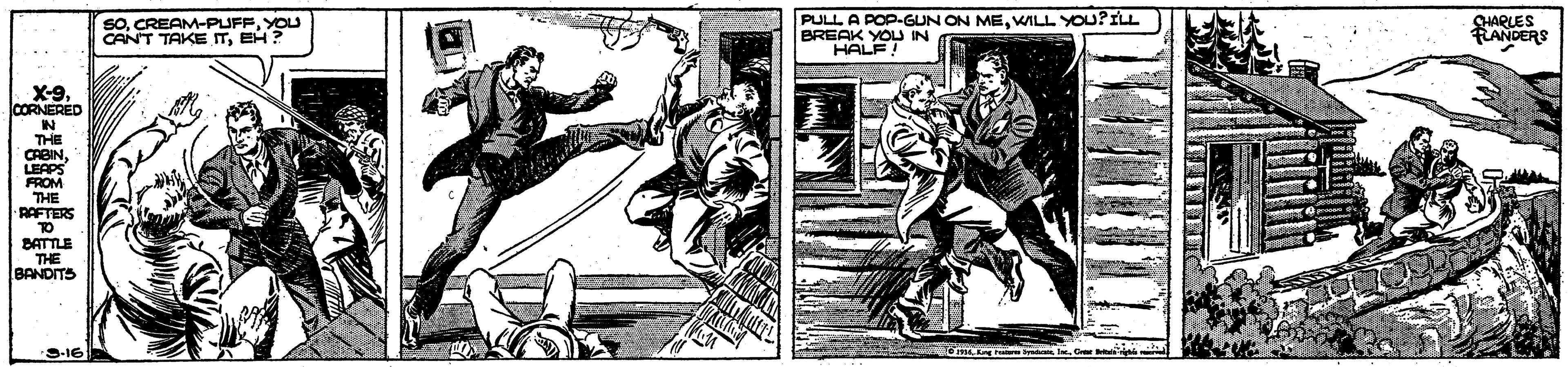 Secret Agent X-9 (Vintage) - 1936-03-16