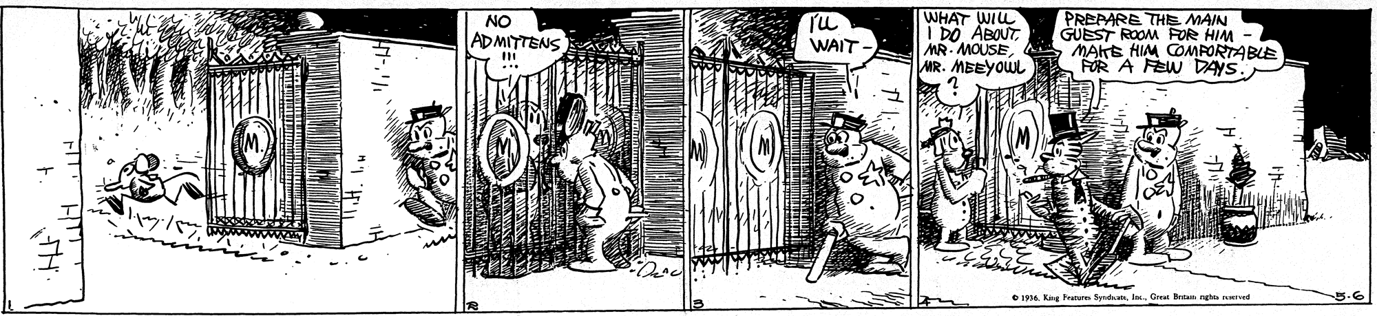 Visual arts OCR: NO ADMITTENS WHAT WIL I DO ABOUT MR.MOUSE MR. MBEYOUL PREPARE THE MAIN GUEST ROOM FOR HIM MAKS HIM COMPORTABLE FOR A FEW DAYS. WAIT e 1996. King Franurm SyndaaGrent Brtan ngh naived NO ADMITTENS WHAT WIL I DO ABOUT MR.MOUSE MR. MBEYOUL PREPARE THE MAIN GUEST ROOM FOR HIM MAKS HIM COMPORTABLE FOR A FEW DAYS. WAIT e 1996. King Franurm SyndaaGrent Brtan ngh naived