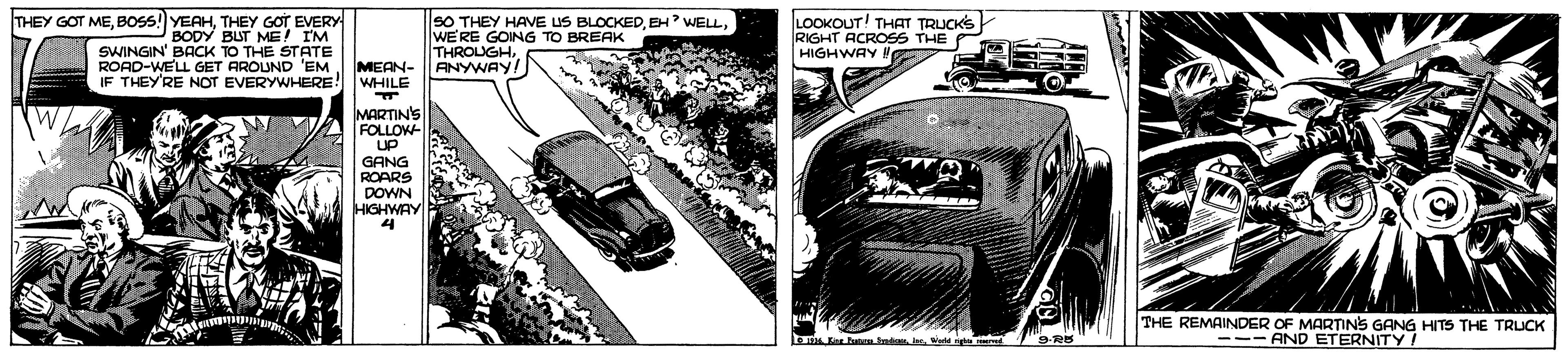 Wheel OCR: THEY GOT METHEY GOT EVERY BODY BUT ME! IM SWINGIN' BACK TO THE STATE ROAD-WELL GET AROUND 'EM IF THEY'RE NOT EVERYWHERE! LOOKOUT! THAT " SO THEY HAVE US BLOCKEDWE'RE GOING TO BREAK THROUGHANYWAY! RIGHT ACROS RUCKS HIGHWAY N MEAN- WHILE MARTIN'S FOLLOW GANG ROARS DOWN HIGHWAY 4 THE REMAINDER OF MARTNS GANG HITS THE TRUCK --- AND ETERNITYI THEY GOT MEBOSS! YEAHTHEY GOT EVERY BODY BUT ME! IM SWINGIN' BACK TO THE STATE ROAD-WELL GET AROUND 'EM IF THEY'RE NOT EVERYWHERE! LOOKOUT! THAT " SO THEY HAVE US BLOCKEDEH WELLWE'RE GOING TO BREAK THROUGHANYWAY! RIGHT ACROS RUCKS HIGHWAY N MEAN- WHILE MARTIN'S FOLLOW GANG ROARS DOWN HIGHWAY 4 THE REMAINDER OF MARTNS GANG HITS THE TRUCK --- AND ETERNITYI