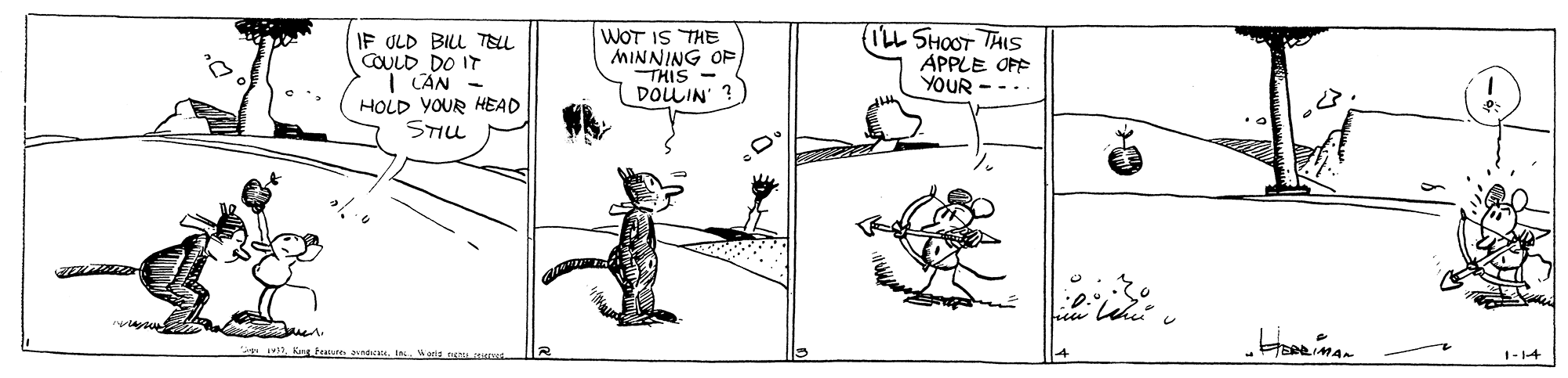 Font OCR: IF ULD BIU TELL COULD DO IT | CÂN - HOLD YOUR HEAD STU WOT IS THE MINNING OFTHIS - DOLLIN' ILL SHOOT THIS APPLE OPF YOUR--- 1-4 IF ULD BIU TELL COULD DO IT | CÂN - HOLD YOUR HEAD STU WOT IS THE MINNING OFTHIS - DOLLIN' ILL SHOOT THIS APPLE OPF YOUR--- 1-4
