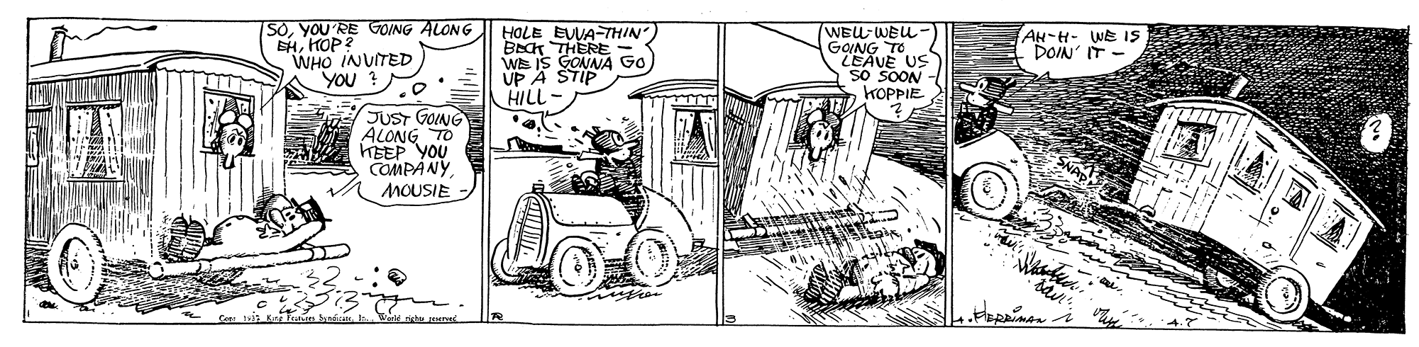 Parallel OCR: SOYOURE GOING ALONG EHHOP? WHO INUITED YOU HOLE EVVA-THIN) BECK THERE - WE IS GONNA Go UP A STIP HILL WEU-WEL GOING TO LEAVE US so SOON KOPPIE AH-H- WE IS DOIN' IT JUST GOING ALONG TO HEEP YOU COMPANY MOUSIE SOYOURE GOING ALONG EHHOP? WHO INUITED YOU HOLE EVVA-THIN) BECK THERE - WE IS GONNA Go UP A STIP HILL WEU-WEL GOING TO LEAVE US so SOON KOPPIE AH-H- WE IS DOIN' IT JUST GOING ALONG TO HEEP YOU COMPANY MOUSIE
