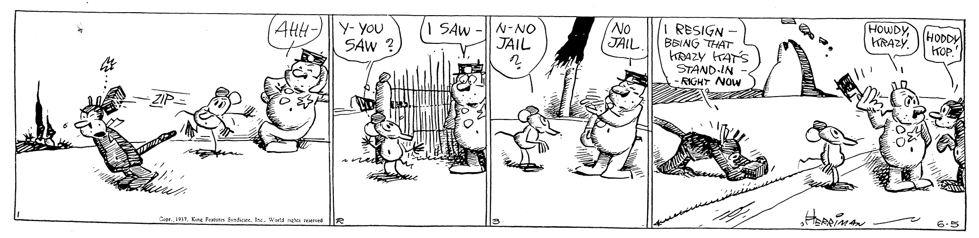 Parallel OCR: HOWDY KRAZY. I RESIGN - BEING THAT FRAZY TATS STAND IN RIGHT NOW y- YOU SAW ? I SAW N-NO JAIL No JAIL HODDY Kop AHH Cuar. 1911. Kng Feouto Senticape. Inc. Wata ngu veeeved HOWDY KRAZY. I RESIGN - BEING THAT FRAZY TATS STAND IN RIGHT NOW y- YOU SAW ? I SAW N-NO JAIL No JAIL HODDY Kop AHH Cuar. 1911. Kng Feouto Senticape. Inc. Wata ngu veeeved