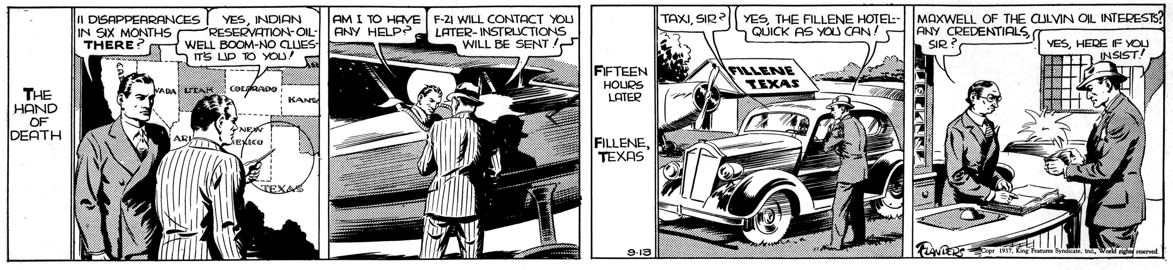 Classic car OCR: I DISAPPEARANCES IN SIX MONTHS THERE? YESINDIAN RESERVATION-OIL: WELL BOOM-NO CLUES A ITS LIP TO YOU! AM I TO HAVE F-21 WILL CONTACT YOU LATER- INSTRUCTIONS WILL BE SENT TAXITHE FILLENE HOTEL--MAXWELL OF THE CULVIN OIL INTERESTS? SQUICK AS YOU CAN!HANY CREDENTIALSANY HELP VESHERE IF YOU M NSIST! SIR FILLENE TEXAS FIFTEEN ADA LEAH HOLIRS LATER THE HAND OF DEATH KANS ARI exico FILLENETEXAS EXAS 9-13 Wnd ed I DISAPPEARANCES IN SIX MONTHS THERE? YESINDIAN RESERVATION-OIL: WELL BOOM-NO CLUES A ITS LIP TO YOU! AM I TO HAVE F-21 WILL CONTACT YOU LATER- INSTRUCTIONS WILL BE SENT TAXISIR? YESTHE FILLENE HOTEL--MAXWELL OF THE CULVIN OIL INTERESTS? SQUICK AS YOU CAN!HANY CREDENTIALSANY HELP VESHERE IF YOU M NSIST! SIR FILLENE TEXAS FIFTEEN ADA LEAH HOLIRS LATER THE HAND OF DEATH KANS ARI exico FILLENETEXAS EXAS 9-13 Wnd ed