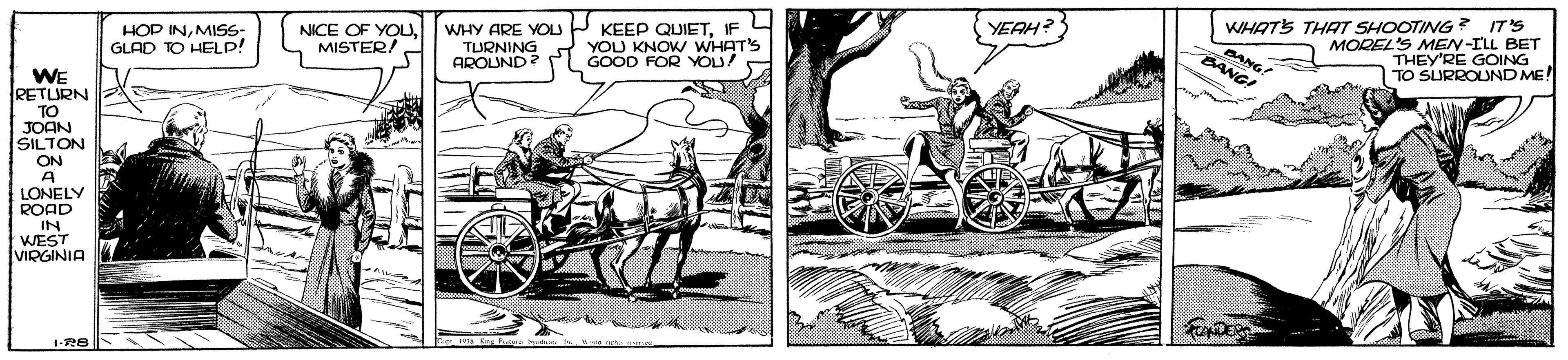 Vehicle OCR: WHATS THAT SHOOTING ? IT'S MOREL'S MEN-ILL BET THEY'RE GOING TO SURROUND ME! YEAH? HOP INMIS- GLAD TO HELP! NICE OF YOUMISTER! WHY ARE YOL TURNING AROUND? KEEP QUIETYOU KNOW WHAT'S GOOD FOR YOU! BANGI WE RETURN TO JOAN SILTON ON A LONELY ROAD IN WEST VIRGINIA 1-28 1 Ce hao to te WHATS THAT SHOOTING ? IT'S MOREL'S MEN-ILL BET THEY'RE GOING TO SURROUND ME! YEAH? HOP INMIS- GLAD TO HELP! NICE OF YOUMISTER! WHY ARE YOL TURNING AROUND? KEEP QUIETYOU KNOW WHAT'S GOOD FOR YOU! BANGI WE RETURN TO JOAN SILTON ON A LONELY ROAD IN WEST VIRGINIA 1-28 1 Ce hao to te
