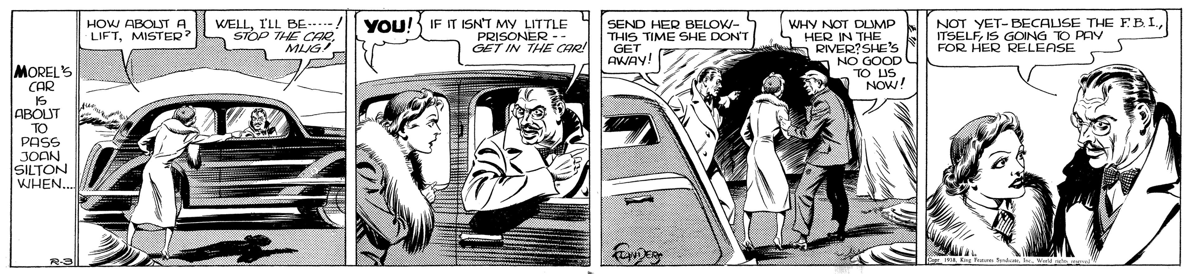 Parallel OCR: HOW ABOLST A LIFTMISTER? YOU! IF IT ISN'T MY LITTLE PRISONER -- GET IN THE CAR! WHY NOT DUMP HER IN THE RIVER?SHE's NO GOOD TO US NOW! NOT YET-BECAUSE THE F.BIIS GOING TO PAY FOR HER RELEASE WELLILL BE--.--. STOP THE CARMLIG! SEND HER BELOW- THIS TIME SHE DONT GET AWAY! MOREL CAR IS ABOUT TO PASS JOAN SILTON WHEN.. HOW ABOLST A LIFTMISTER? YOU! IF IT ISN'T MY LITTLE PRISONER -- GET IN THE CAR! WHY NOT DUMP HER IN THE RIVER?SHE's NO GOOD TO US NOW! NOT YET-BECAUSE THE F.BIIS GOING TO PAY FOR HER RELEASE WELLILL BE--.--. STOP THE CARMLIG! SEND HER BELOW- THIS TIME SHE DONT GET AWAY! MOREL CAR IS ABOUT TO PASS JOAN SILTON WHEN..