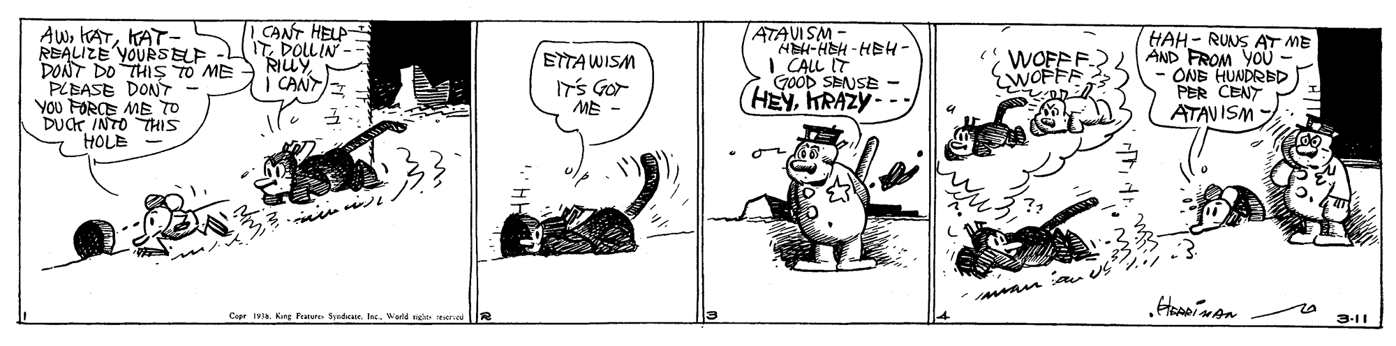 Drawing OCR: AwKAT- REALIZE YOURS ELF DONT DO THIS TO ME PLEASE DONT You FORCE ME TO DUCK INTO THIS HOLE CANT HELP IT DOLLIN - RIUY i CANT ATAVISM- HEH-HEH - HEH- I CALL IT GOOD SENSE - (HEYHRAZY- HAH- RUNS AT ME ÄND FROM YOU- ONE HUNDRED CENT ATAVISM WOFFF. WOFFE ETTAWISM Irs Gor ME - za Capr 19. Kng Faure Syd. tec. Weld wehts resenal 3-11 AwKAT- REALIZE YOURS ELF DONT DO THIS TO ME PLEASE DONT You FORCE ME TO DUCK INTO THIS HOLE CANT HELP IT DOLLIN - RIUY i CANT ATAVISM- HEH-HEH - HEH- I CALL IT GOOD SENSE - (HEYHRAZY- HAH- RUNS AT ME ÄND FROM YOU- ONE HUNDRED CENT ATAVISM WOFFF. WOFFE ETTAWISM Irs Gor ME - za Capr 19. Kng Faure Syd. tec. Weld wehts resenal 3-11