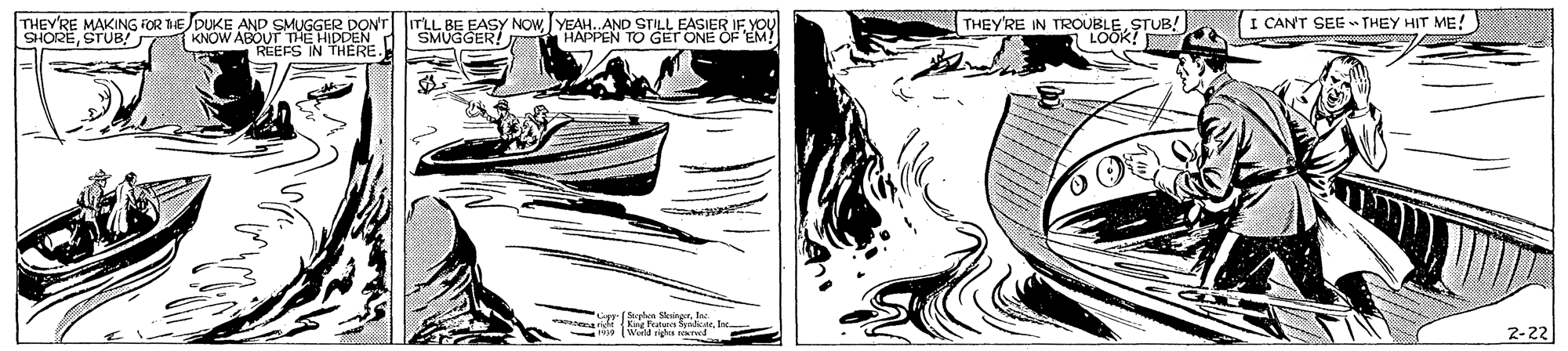 Drawing OCR: THEY'RE MAKING FOR HESDUKE AND SMUGGER DON'T KNOW ABOUT TE HIDPEN REEFS IN THERE. SHORESTUB ITLL BE EASY NOWYEAH..AND STILL EASIER IE HAPPEN TO GEr ONE OF EM! SMUGGER THEY'RE IN TRLOOKTOB! I CAN'T SEE - THEY HIT ME! (Strphn SkeingerIee 10 (Werld igha rored 2-22 THEY'RE MAKING FOR HESDUKE AND SMUGGER DON'T KNOW ABOUT TE HIDPEN REEFS IN THERE. SHORESTUB ITLL BE EASY NOWYEAH..AND STILL EASIER IE HAPPEN TO GEr ONE OF EM! SMUGGER THEY'RE IN TRLOOKTOB! I CAN'T SEE - THEY HIT ME! (Strphn SkeingerIee 10 (Werld igha rored 2-22