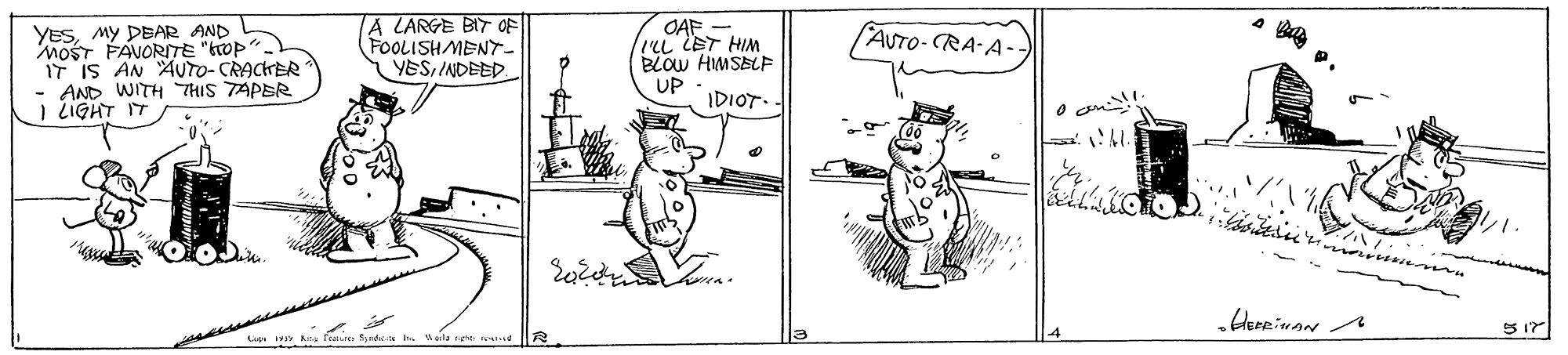 Mammal OCR: YESMY DEAR AND MOST FÁVORITE "Top IT IS AN AUTO-CRACKER - AND WITH THIS TAPER I LIGHT IT A LARGE BIT OF FOOLISHMENT- YESINDEED OAF L LET HIM BLOW HMSELF UP IDIOT. - AUTO-RA-A- YESMY DEAR AND MOST FÁVORITE "Top IT IS AN AUTO-CRACKER - AND WITH THIS TAPER I LIGHT IT A LARGE BIT OF FOOLISHMENT- YESINDEED OAF L LET HIM BLOW HMSELF UP IDIOT. - AUTO-RA-A-