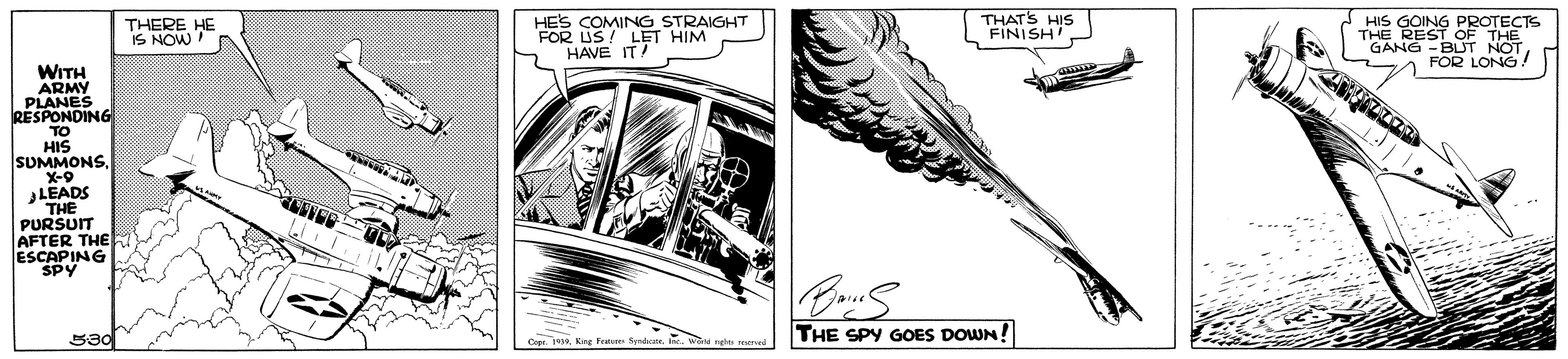 Fictional character OCR: HES COMING STRAIGHT FOR US! LET HIM HAVE IT! THATS HIS FINISH HIS GOING PROTECTS THE REST OF THE GANG -BUT NOT FOR LONG! THERE HE IS NOW WITH ARMY PLANES RESPONDING TO HIS SUMMONSX-9 LEADS THE PURSUIT AFTER THE ESCAPING SPY 530 THE SPY GOES DOWN! 5w reht HES COMING STRAIGHT FOR US! LET HIM HAVE IT! THATS HIS FINISH HIS GOING PROTECTS THE REST OF THE GANG -BUT NOT FOR LONG! THERE HE IS NOW WITH ARMY PLANES RESPONDING TO HIS SUMMONSX-9 LEADS THE PURSUIT AFTER THE ESCAPING SPY 530 THE SPY GOES DOWN! 5Kre Fea Ssdaw reht