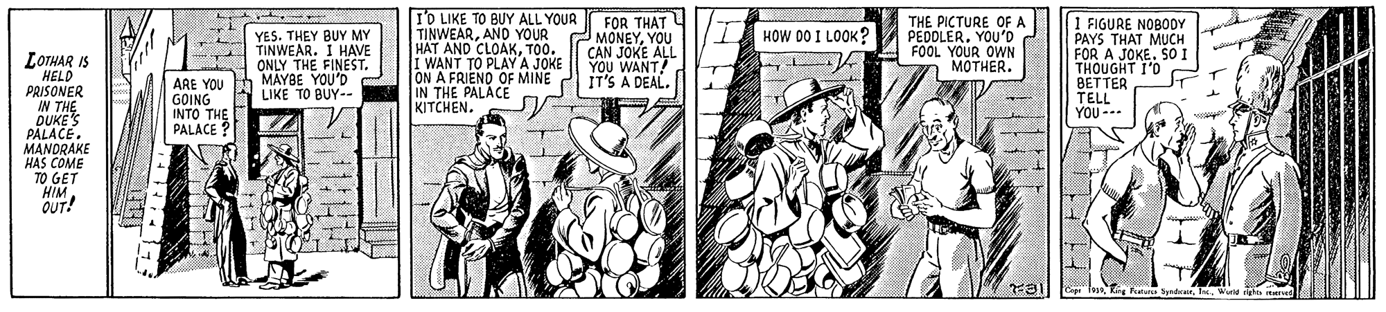 Mandrake The Magician (Vintage) - 1939-07-31