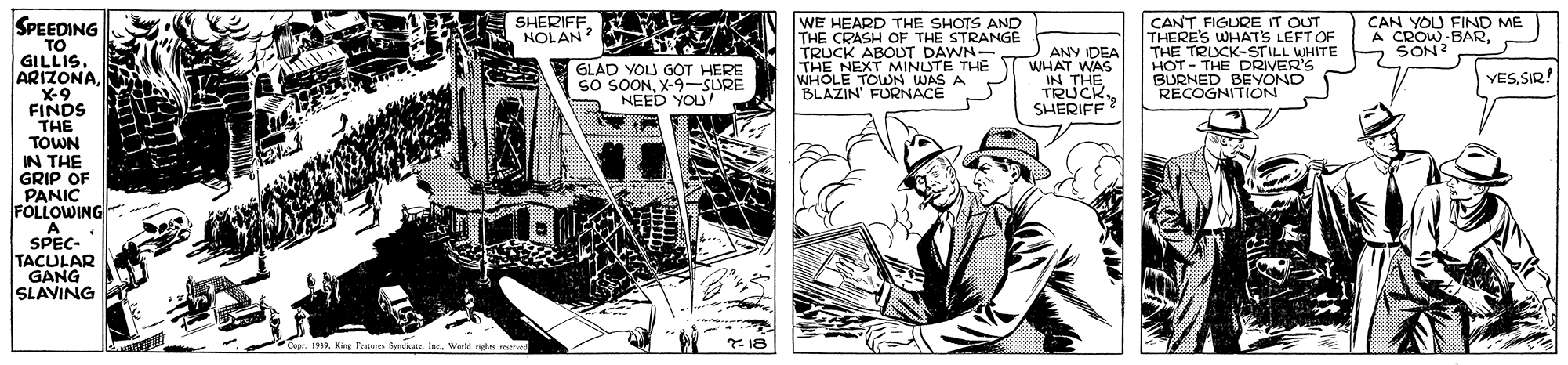 Secret Agent X-9 (Vintage) - 1939-07-18