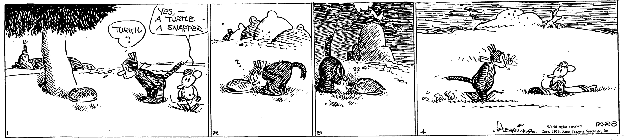 Pattern OCR: YES- A TÚRTLE A SNAPPER: TURKIL IRR8 Copr. 1939- A TÚRTLE A SNAPPER: TURKIL IRR8 Copr. 1939Kang Festu Syrdrar