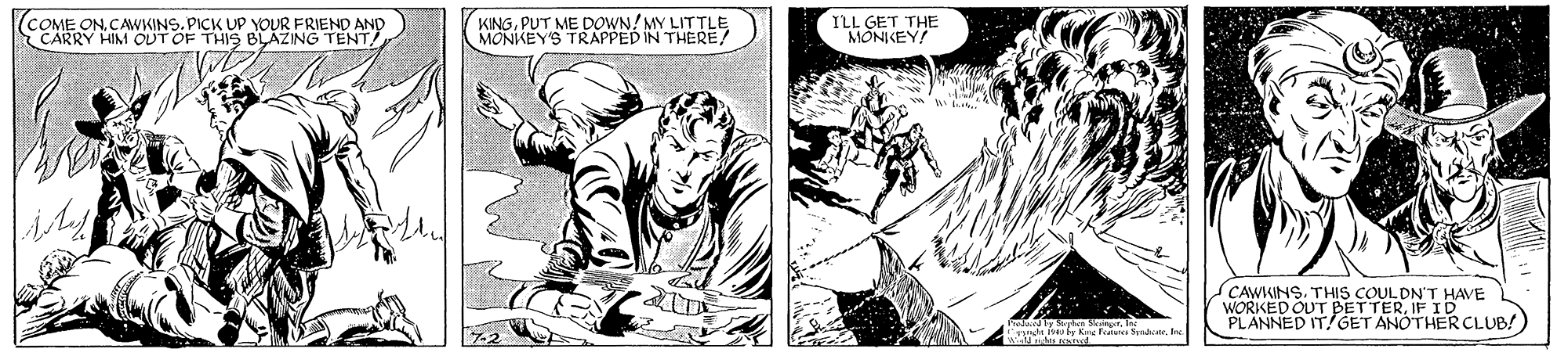Interaction OCR: COME ON. CAWwKINS. PICK UP YOUR FRIEND AND CARRY HIM OUT OF THIS BLAZING TENT KINGPUT ME DOWN! MY LITTLE MONKEY'S TRAPPED IN THERE! ILL GET THE MONKEY! CAWKINS. THIS COULDN'T WORKED OUT BETTERIF ID HAVE PLANNED IT!GET ANOTHERCLUB!) COME ON. CAWwKINS. PICK UP YOUR FRIEND AND CARRY HIM OUT OF THIS BLAZING TENT KINGPUT ME DOWN! MY LITTLE MONKEY'S TRAPPED IN THERE! ILL GET THE MONKEY! CAWKINS. THIS COULDN'T WORKED OUT BETTERIF ID HAVE PLANNED IT!GET ANOTHERCLUB!)