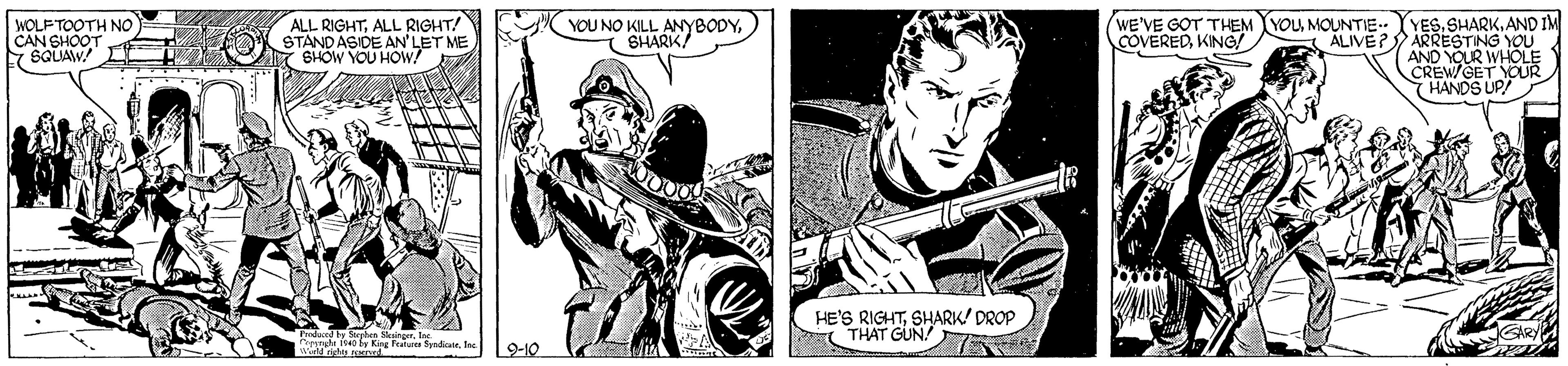 Guitar accessory OCR: ALL RIGHTALL RIGHT! STAND ASIDE AN'LET ME SHOW YOU HOw! WE'VE GOT THEM YOUMOUNTIE YYES.SHARK. AND IM ALIVE? ARRESTING YOU AND YOUR WHOLE CREW/GET YOUR HANDS UP WOLFTOOTH NO) CAN SHOOT 7 SQLAW YOU NO KILL ANYBODYSHARK/ COVEREDKINe HE'S RIGHTSHARK! DROP THAT GUN! nto e Kng Featum Syedolac 9-10 ALL RIGHTALL RIGHT! STAND ASIDE AN'LET ME SHOW YOU HOw! WE'VE GOT THEM YOUMOUNTIE YYES.SHARK. AND IM ALIVE? ARRESTING YOU AND YOUR WHOLE CREW/GET YOUR HANDS UP WOLFTOOTH NO) CAN SHOOT 7 SQLAW YOU NO KILL ANYBODYSHARK/ COVEREDKINe HE'S RIGHTSHARK! DROP THAT GUN! nto e Kng Featum Syedolac 9-10