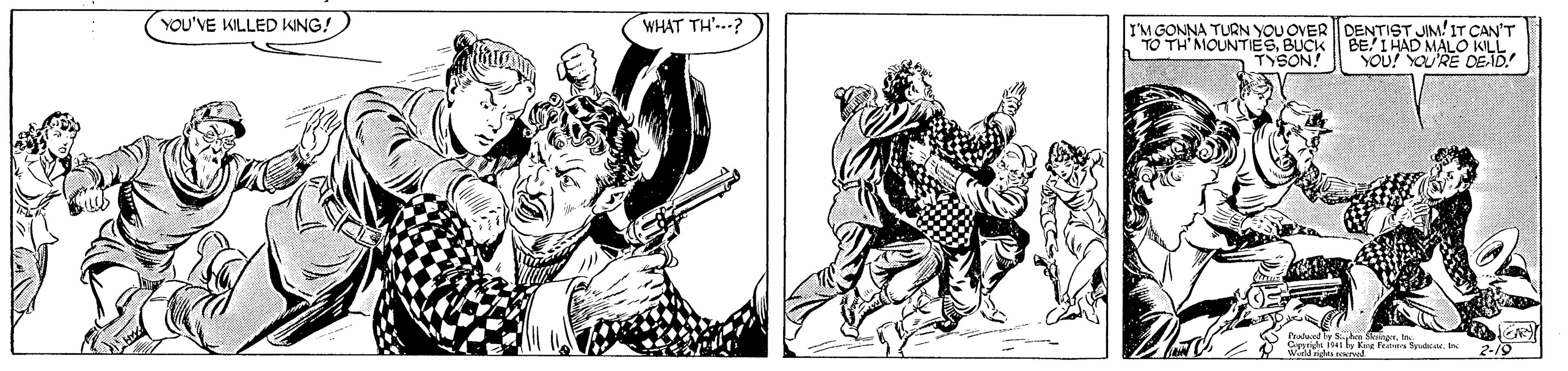 Painting OCR: YOU'VE KILLED KING! WHAT TH'..? I'MGONNA TURN YOU OVER DENTIST JIM!IT CAN'T TO TH MOUNTIEEBUCK BEI HAD MALO KLL. TYSON! YOU! YOURE Do 2-19 YOU'VE KILLED KING! WHAT TH'..? I'MGONNA TURN YOU OVER DENTIST JIM!IT CAN'T TO TH MOUNTIEEBUCK BEI HAD MALO KLL. TYSON! YOU! YOURE Do 2-19