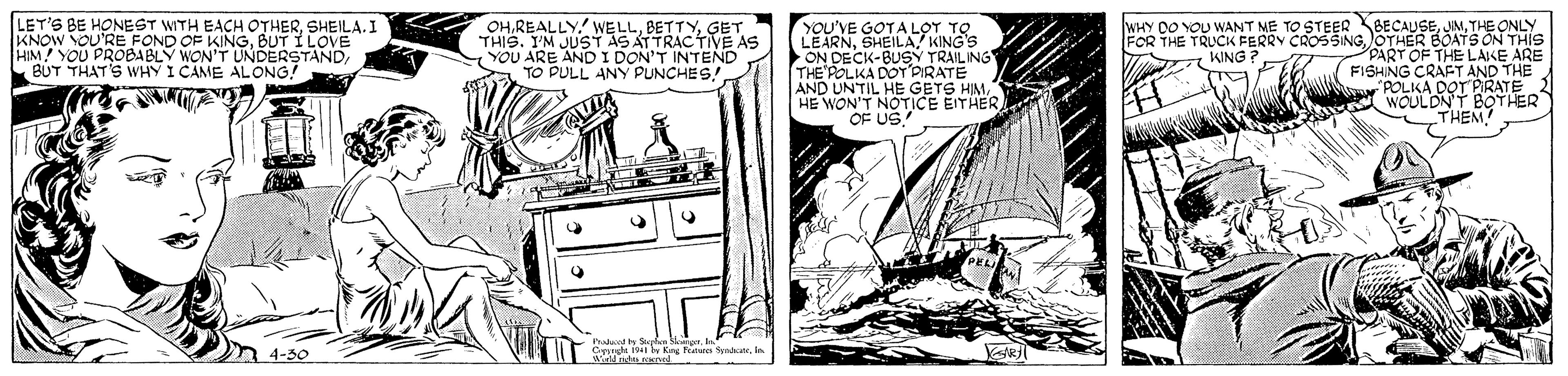 Parallel OCR: LET'S BE HONEST WITH EACH OTHERSHEILA. I KNOW YOU'RE FOND OF KINGBUT ILOVE HIM! YOU PROBABLY WON'T UNDERSTAND BUT THAT'S WHY I CAME ALONG! WHY DO YOU WANT ME TO STEER BECAUSEGET THIS. I'M JUST AS ATTRACTIVE AS YOU ARE AND I DON'T INTEND a TO PULL ANY PUNCHES! YOU'VE GOTA LOT TO. LEARNSHEILA KING'S ON DECK-BUSÝ TRAILING PIRATE FOR THE TRUCK FERRY CROSSINGJOTHER B HEHIS PART OF THE LAKE ARE FISHING CRAFT AND THE KING ? HE GETS HIMHE WON'T NOTICE EITHER OF US M POLKA DOT PIRER WOULDNT THEM Padaed y S Ceusk by Kng Peture Spale LET'S BE HONEST WITH EACH OTHERSHEILA. I KNOW YOU'RE FOND OF KINGBUT ILOVE HIM! YOU PROBABLY WON'T UNDERSTAND BUT THAT'S WHY I CAME ALONG! WHY DO YOU WANT ME TO STEER BECAUSEREALLY! WELLGET THIS. I'M JUST AS ATTRACTIVE AS YOU ARE AND I DON'T INTEND a TO PULL ANY PUNCHES! YOU'VE GOTA LOT TO. LEARNSHEILA KING'S ON DECK-BUSÝ TRAILING PIRATE FOR THE TRUCK FERRY CROSSINGJOTHER B HEHIS PART OF THE LAKE ARE FISHING CRAFT AND THE KING ? HE GETS HIMHE WON'T NOTICE EITHER OF US M POLKA DOT PIRER WOULDNT THEM Padaed y S Ceusk by Kng Peture Spa
